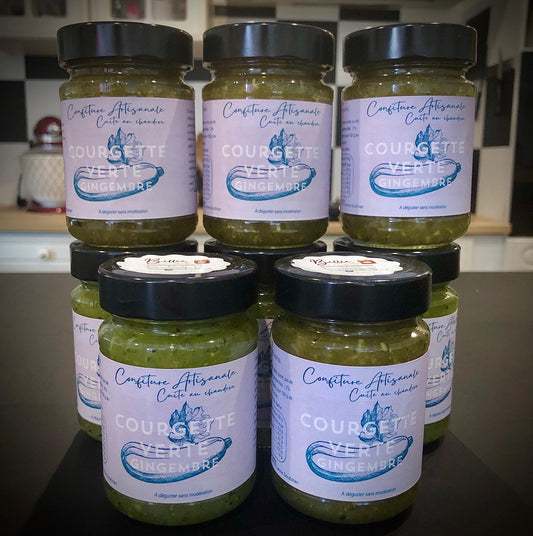 Confiture de Courgettes vertes/Gingembre frais