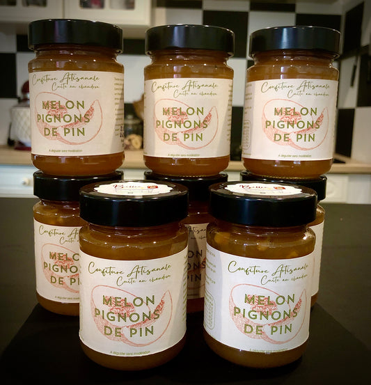 Confiture Melon/Pignons de pin Toastés