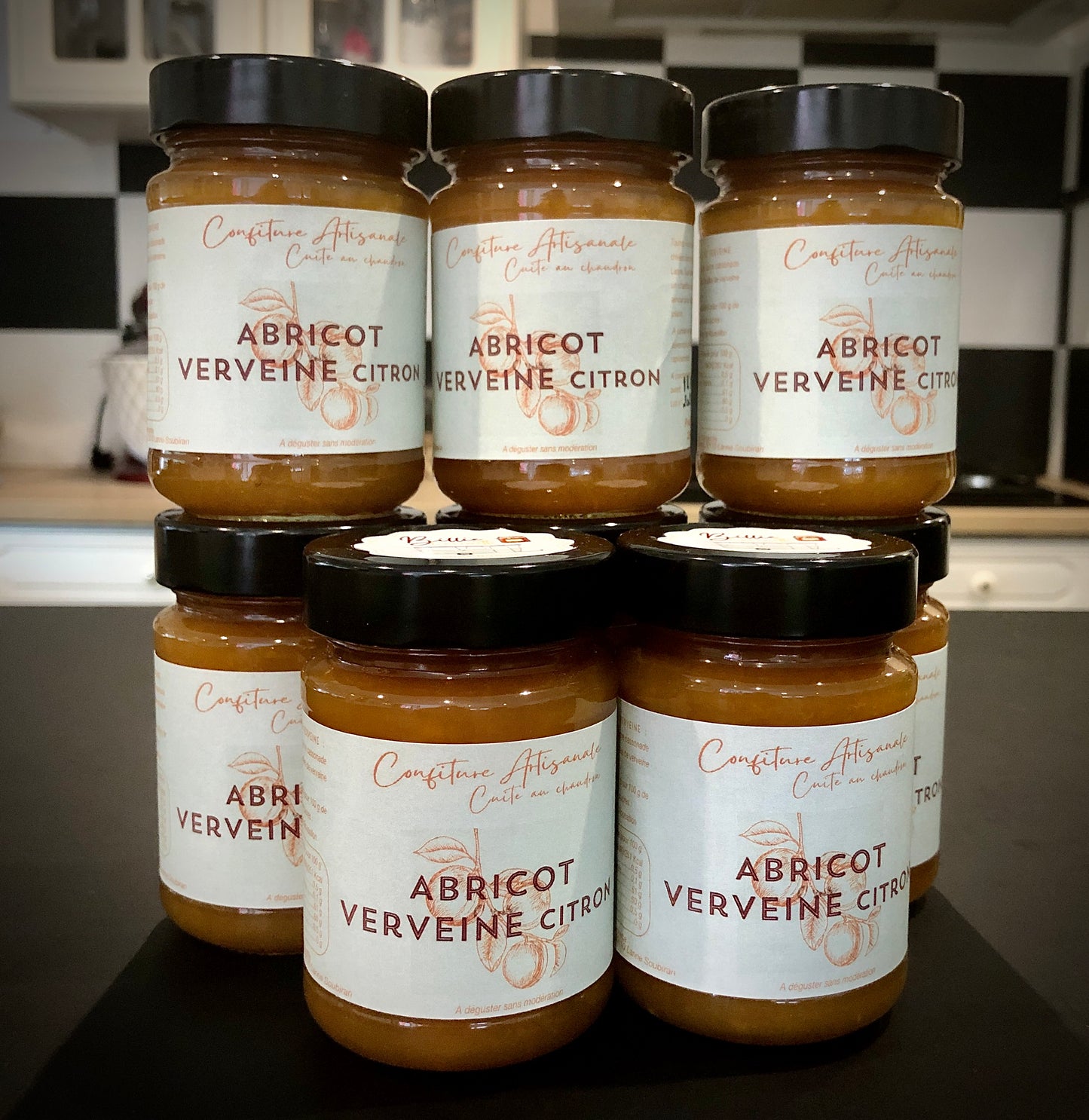 Confiture Abricot/Verveine citron