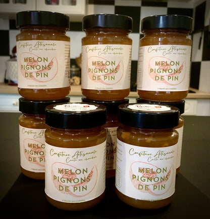 Confiture Melon/Pignons de pin Toastés