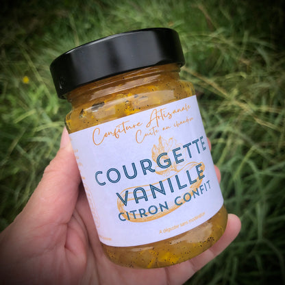 Confiture courgettes jaunes / vanille / Ecorces de citron jaune