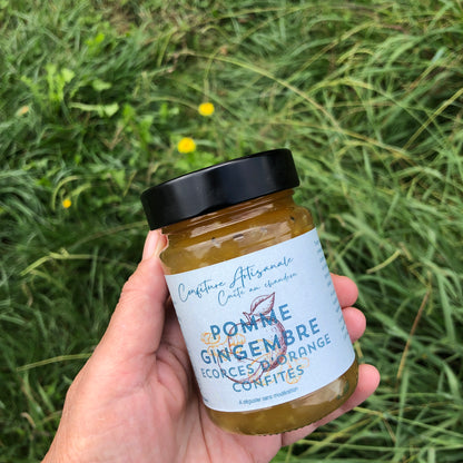 Confiture Pomme/Gingembre/Ecorces d'oranges confites
