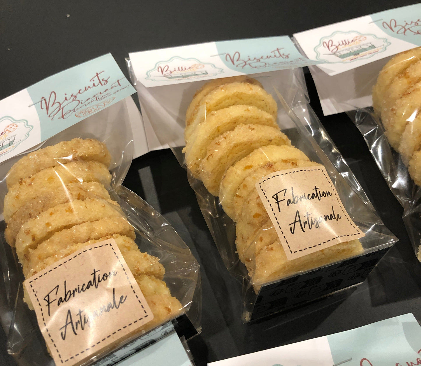 Biscuits diamant clémentine sans gluten