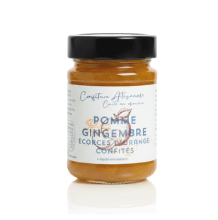 Confiture Pomme/Gingembre/Ecorces d'oranges confites