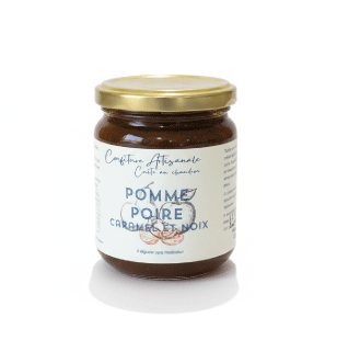 Confiture Pomme/Poire/Caramel et Noix caramélisées